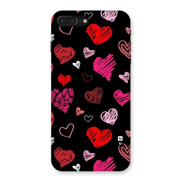 Hearts Art Pattern Back Case for iPhone 7 Plus
