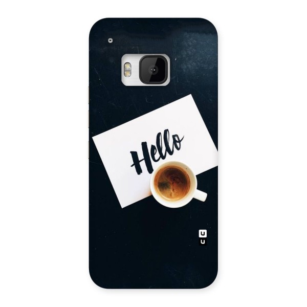 Hello Coffee Back Case for HTC One M9