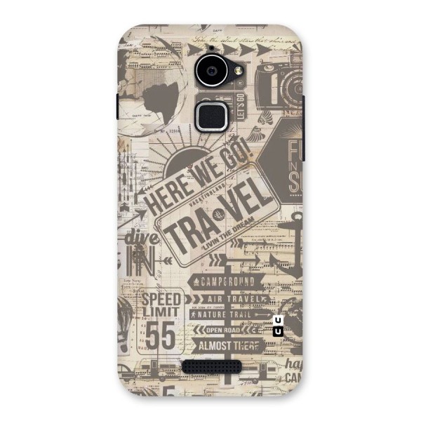 Here We Travel Back Case for Coolpad Note 3 Lite
