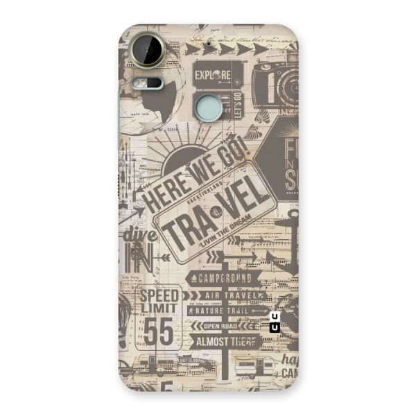 Here We Travel Back Case for Desire 10 Pro