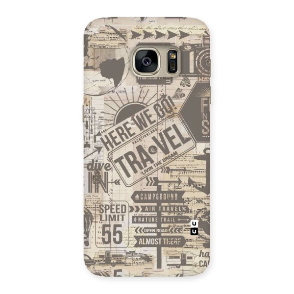Here We Travel Back Case for Galaxy S7