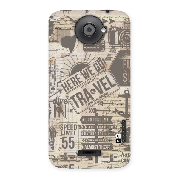 Here We Travel Back Case for HTC One X