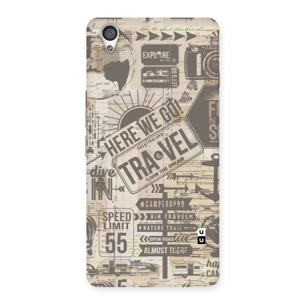 Here We Travel Back Case for OnePlus X