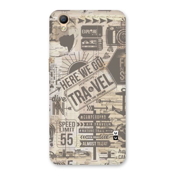 Here We Travel Back Case for Oppo A37