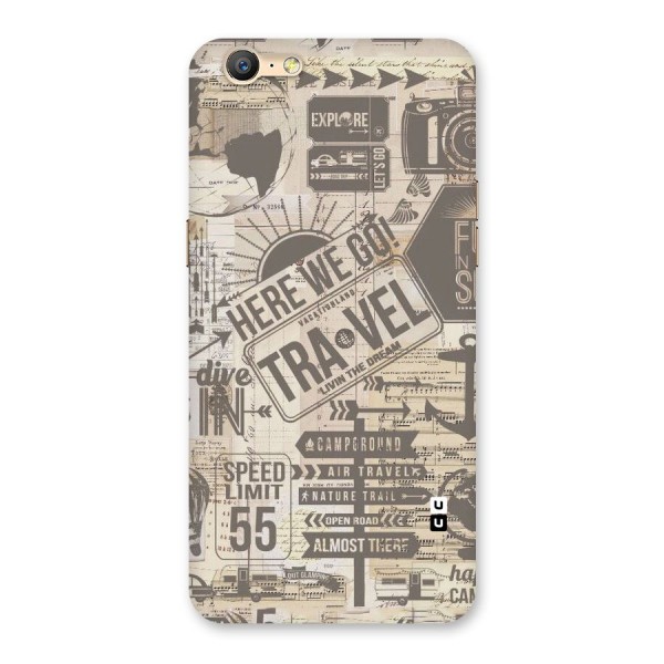 Here We Travel Back Case for Oppo A57