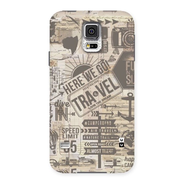 Here We Travel Back Case for Samsung Galaxy S5