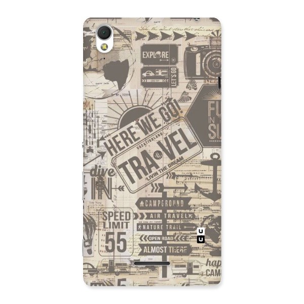 Here We Travel Back Case for Sony Xperia T3