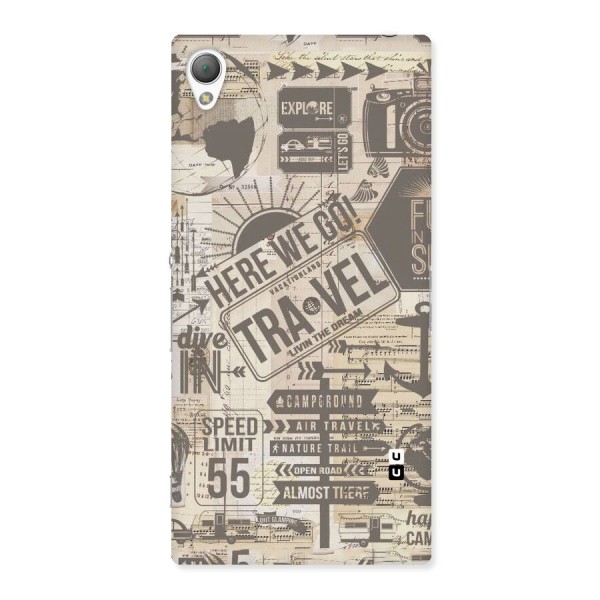 Here We Travel Back Case for Sony Xperia Z3