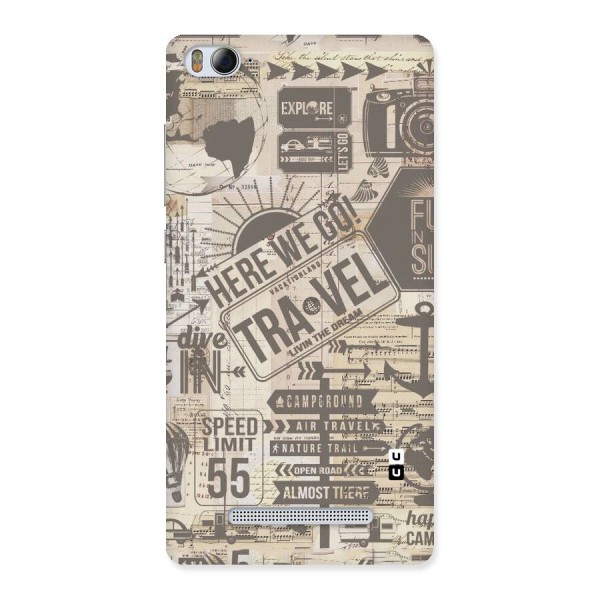 Here We Travel Back Case for Xiaomi Mi4i