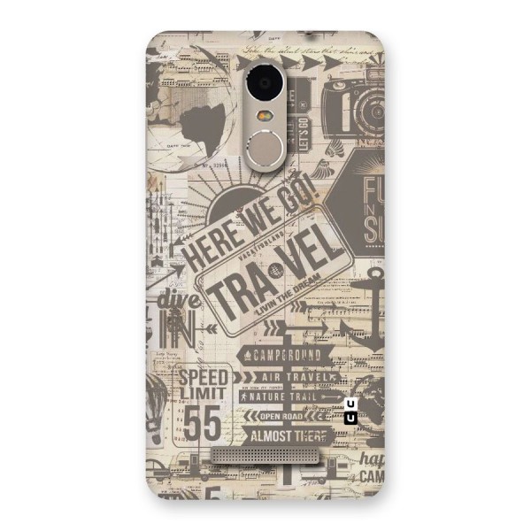 Here We Travel Back Case for Xiaomi Redmi Note 3