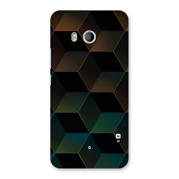 Hexagonal Design Back Case for HTC U11