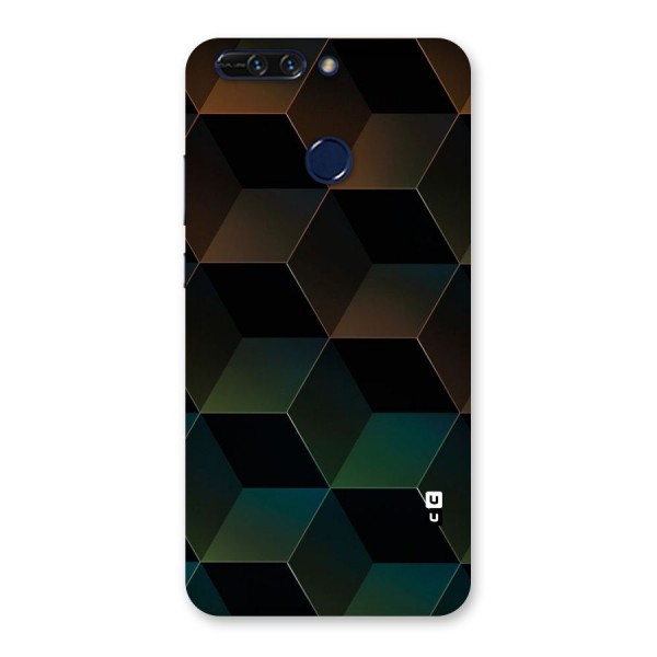 Hexagonal Design Back Case for Honor 8 Pro