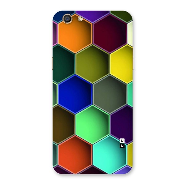 Hexagonal Palette Back Case for Oppo F3