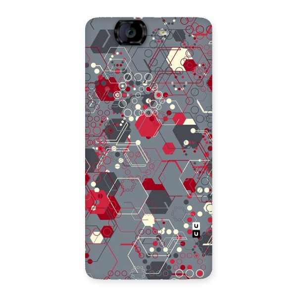 Hexagons Pattern Back Case for Canvas Knight A350