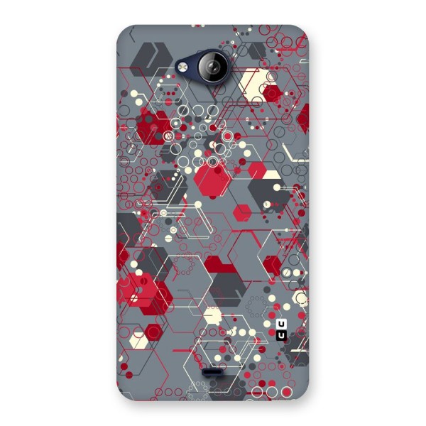 Hexagons Pattern Back Case for Canvas Play Q355