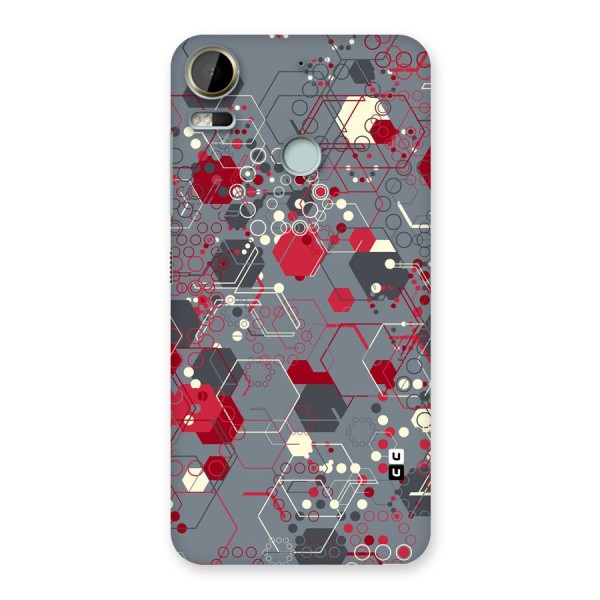 Hexagons Pattern Back Case for Desire 10 Pro