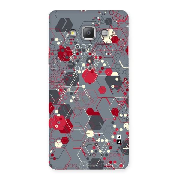Hexagons Pattern Back Case for Galaxy A7