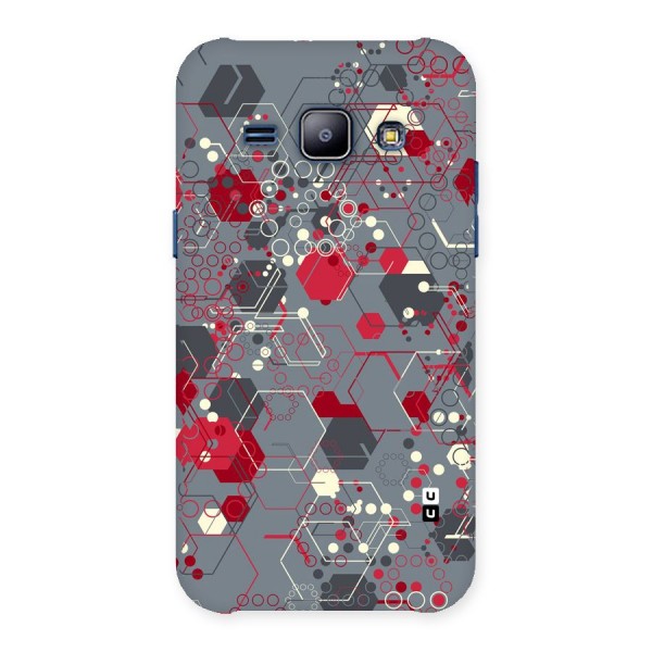 Hexagons Pattern Back Case for Galaxy J1
