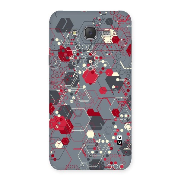 Hexagons Pattern Back Case for Galaxy J7