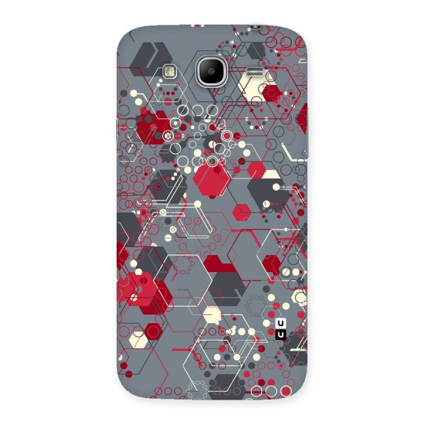 Hexagons Pattern Back Case for Galaxy Mega 5.8