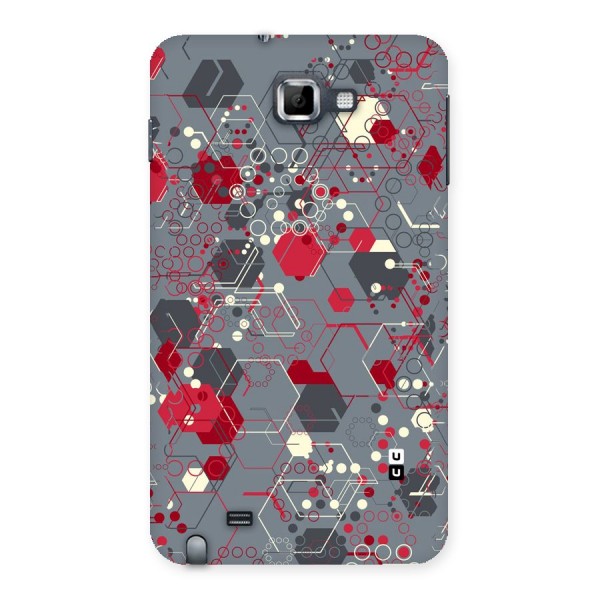 Hexagons Pattern Back Case for Galaxy Note