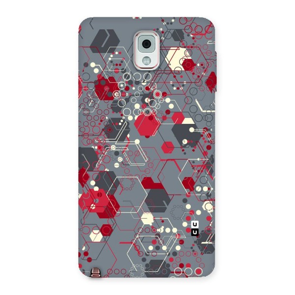 Hexagons Pattern Back Case for Galaxy Note 3
