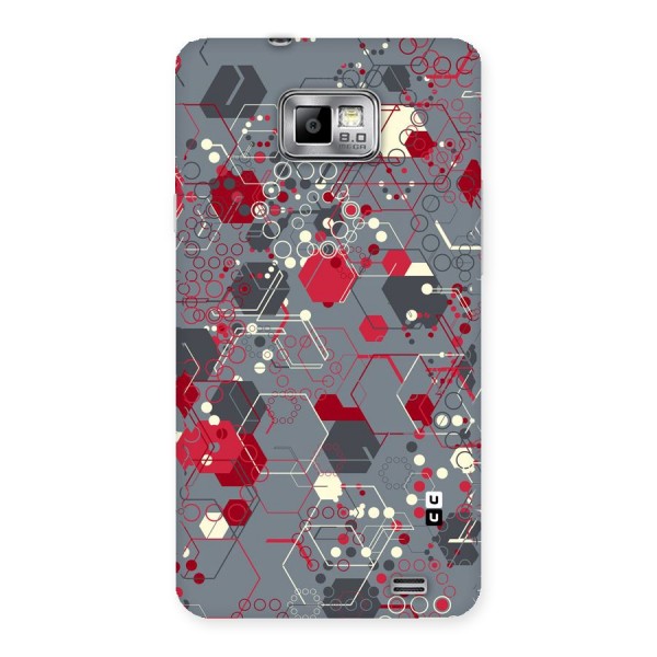 Hexagons Pattern Back Case for Galaxy S2
