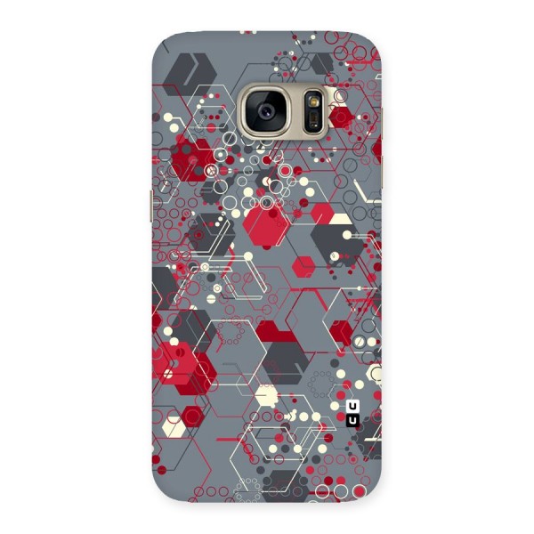 Hexagons Pattern Back Case for Galaxy S7