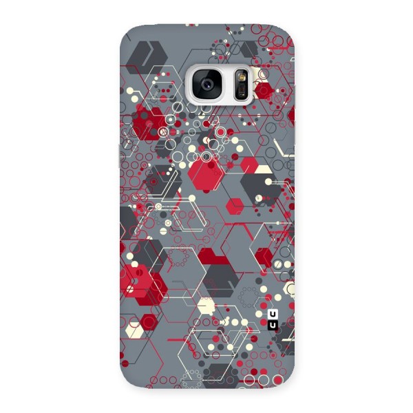 Hexagons Pattern Back Case for Galaxy S7 Edge