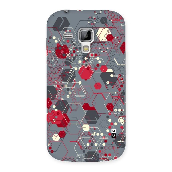 Hexagons Pattern Back Case for Galaxy S Duos
