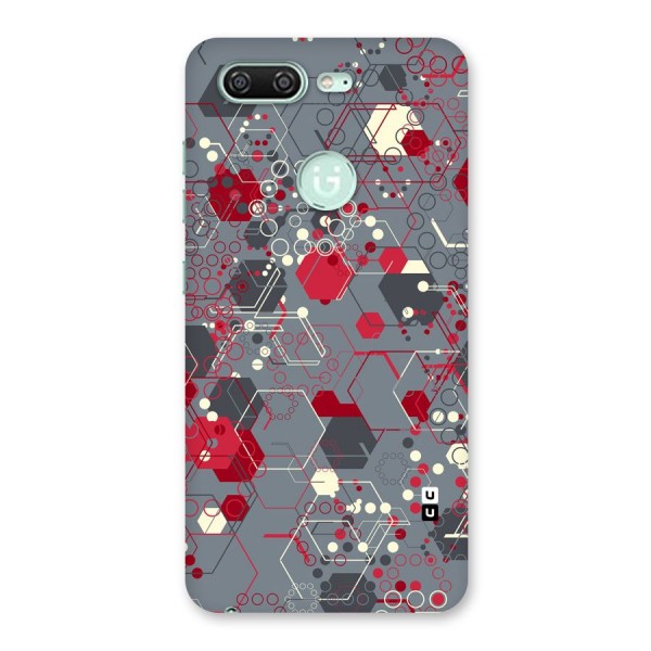 Hexagons Pattern Back Case for Gionee S10