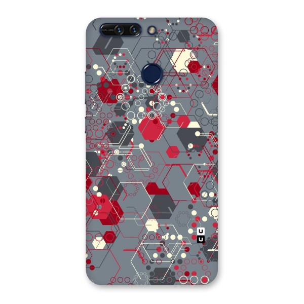 Hexagons Pattern Back Case for Honor 8 Pro