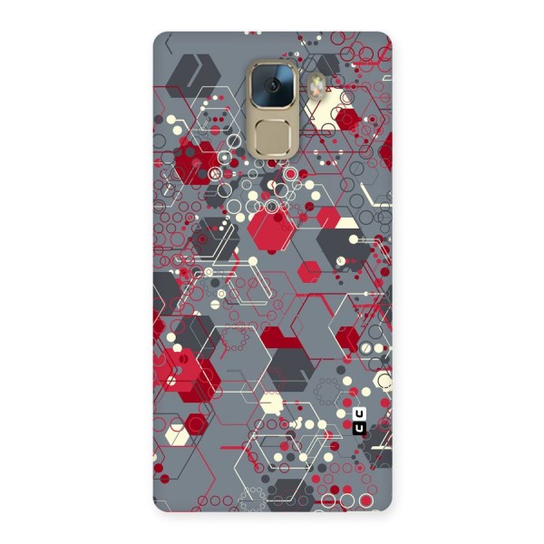Hexagons Pattern Back Case for Huawei Honor 7
