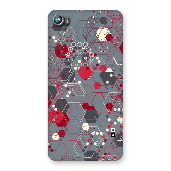 Hexagons Pattern Back Case for Micromax Canvas Fire 4 A107