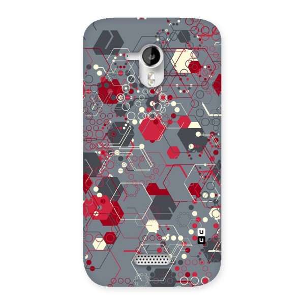 Hexagons Pattern Back Case for Micromax Canvas HD A116