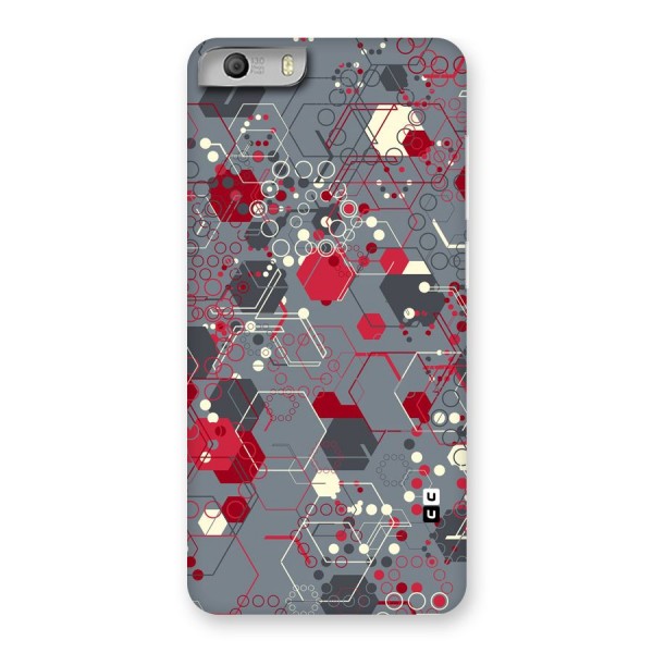 Hexagons Pattern Back Case for Micromax Canvas Knight 2