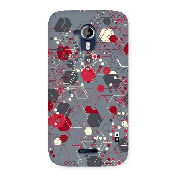 Hexagons Pattern Back Case for Micromax Canvas Magnus A117