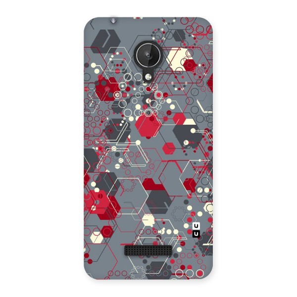 Hexagons Pattern Back Case for Micromax Canvas Spark Q380