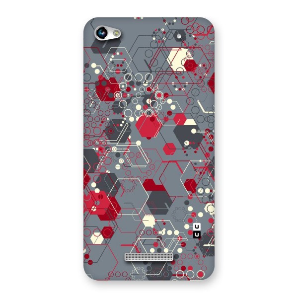 Hexagons Pattern Back Case for Micromax Hue 2