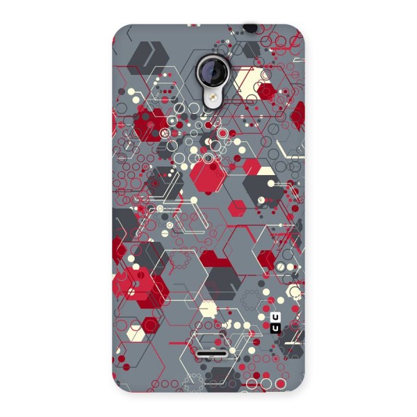 Hexagons Pattern Back Case for Micromax Unite 2 A106