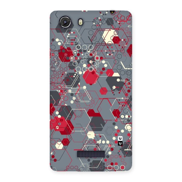 Hexagons Pattern Back Case for Micromax Unite 3