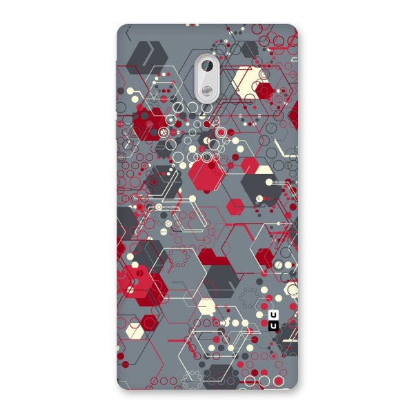 Hexagons Pattern Back Case for Nokia 3