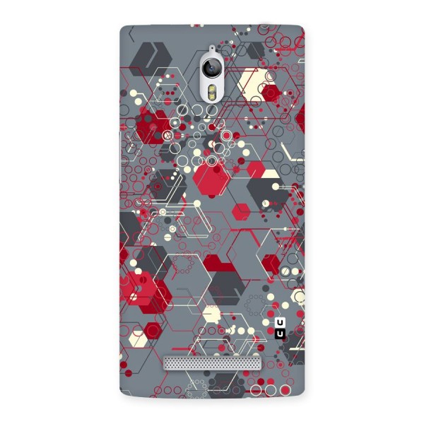 Hexagons Pattern Back Case for Oppo Find 7