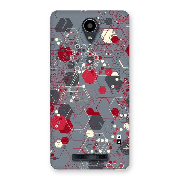 Hexagons Pattern Back Case for Redmi Note 2