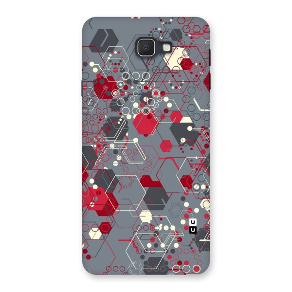 Hexagons Pattern Back Case for Samsung Galaxy J7 Prime