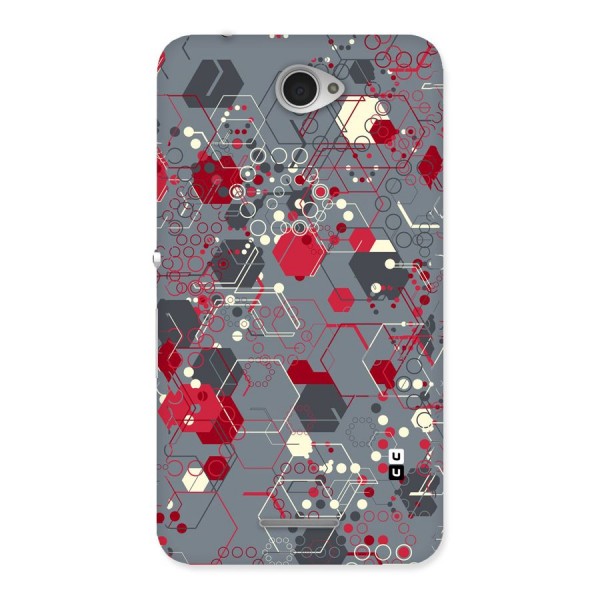 Hexagons Pattern Back Case for Sony Xperia E4