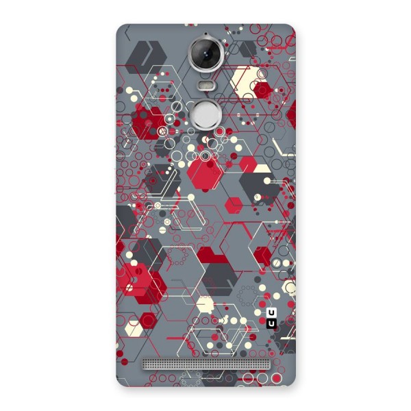 Hexagons Pattern Back Case for Vibe K5 Note