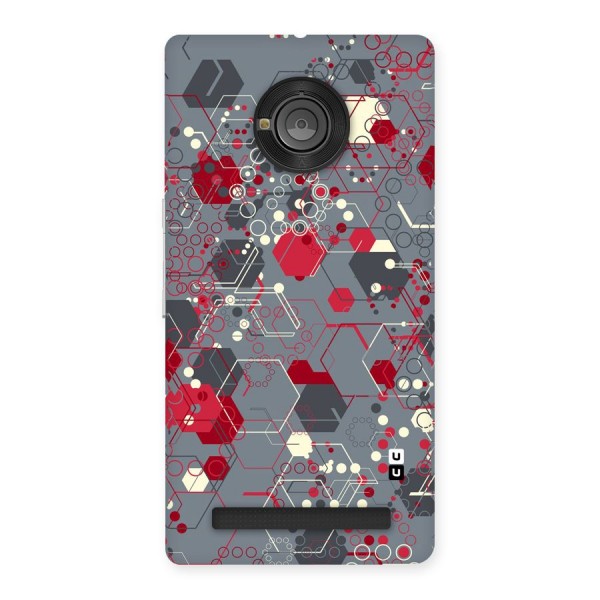 Hexagons Pattern Back Case for Yu Yunique