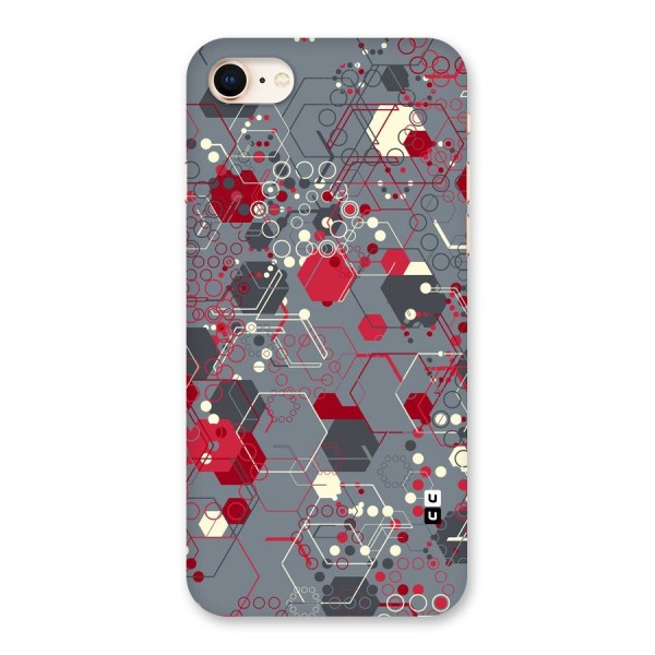 Hexagons Pattern Back Case for iPhone 8