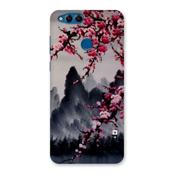 Hills And Blossoms Back Case for Honor 7X
